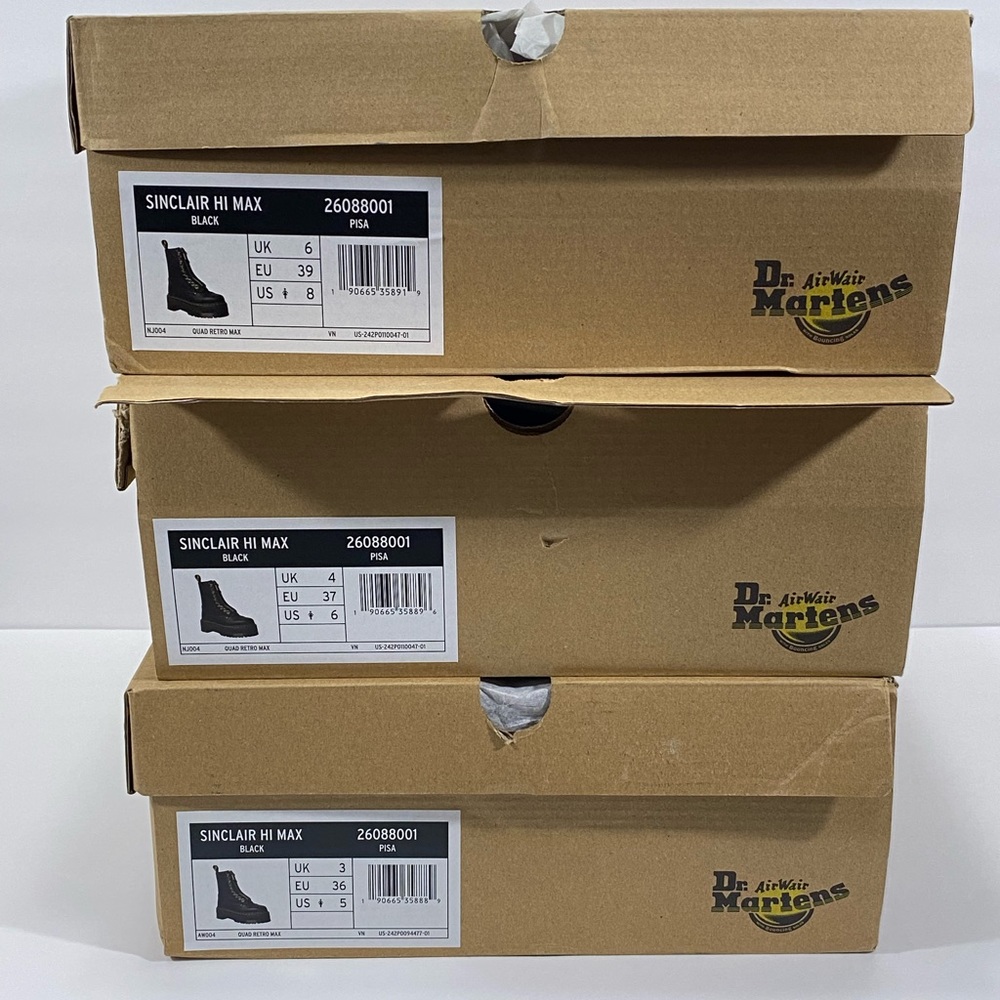 New Dr. Martens Hi Sinclair Max Platform Boots - Picture 12 of 12